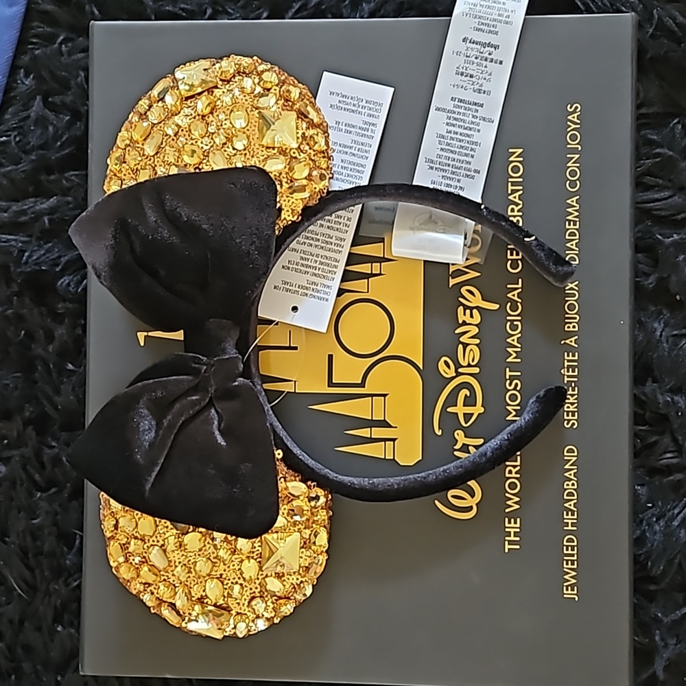 Limited Release LUXE Gold Headband Disney 50th